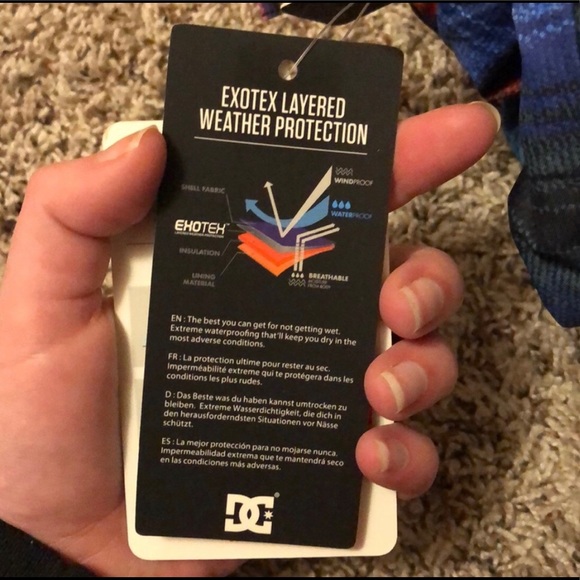 DC Baja pattern 10k snowboard jacket - Picture 10 of 10